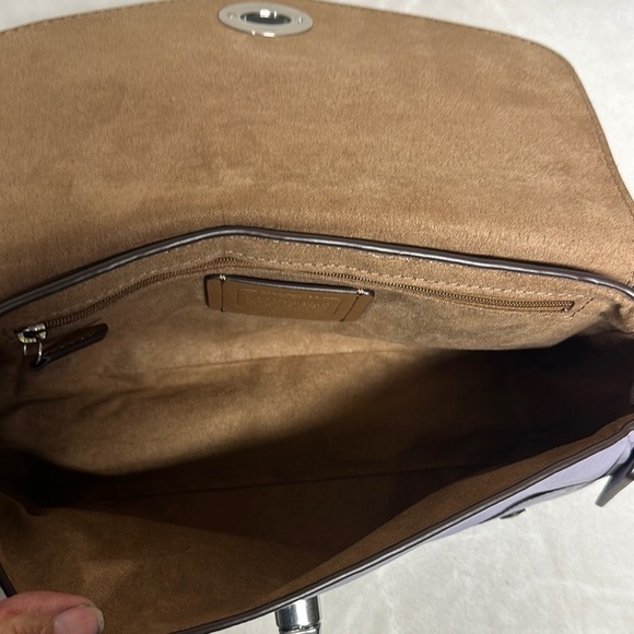 COACH CE634 Millie Shoulder/Crossbody Pebble Leather Crossbody Sv/Mist NWOT $428 - Picture 8 of 16